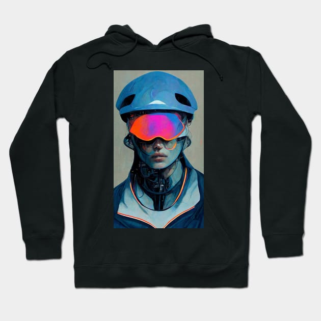 Future Human - 036 - Bike Messenger Hoodie by Sticky Fingers